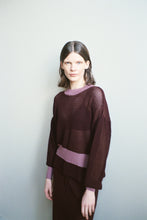 DARIA TOP / BURGUNDY