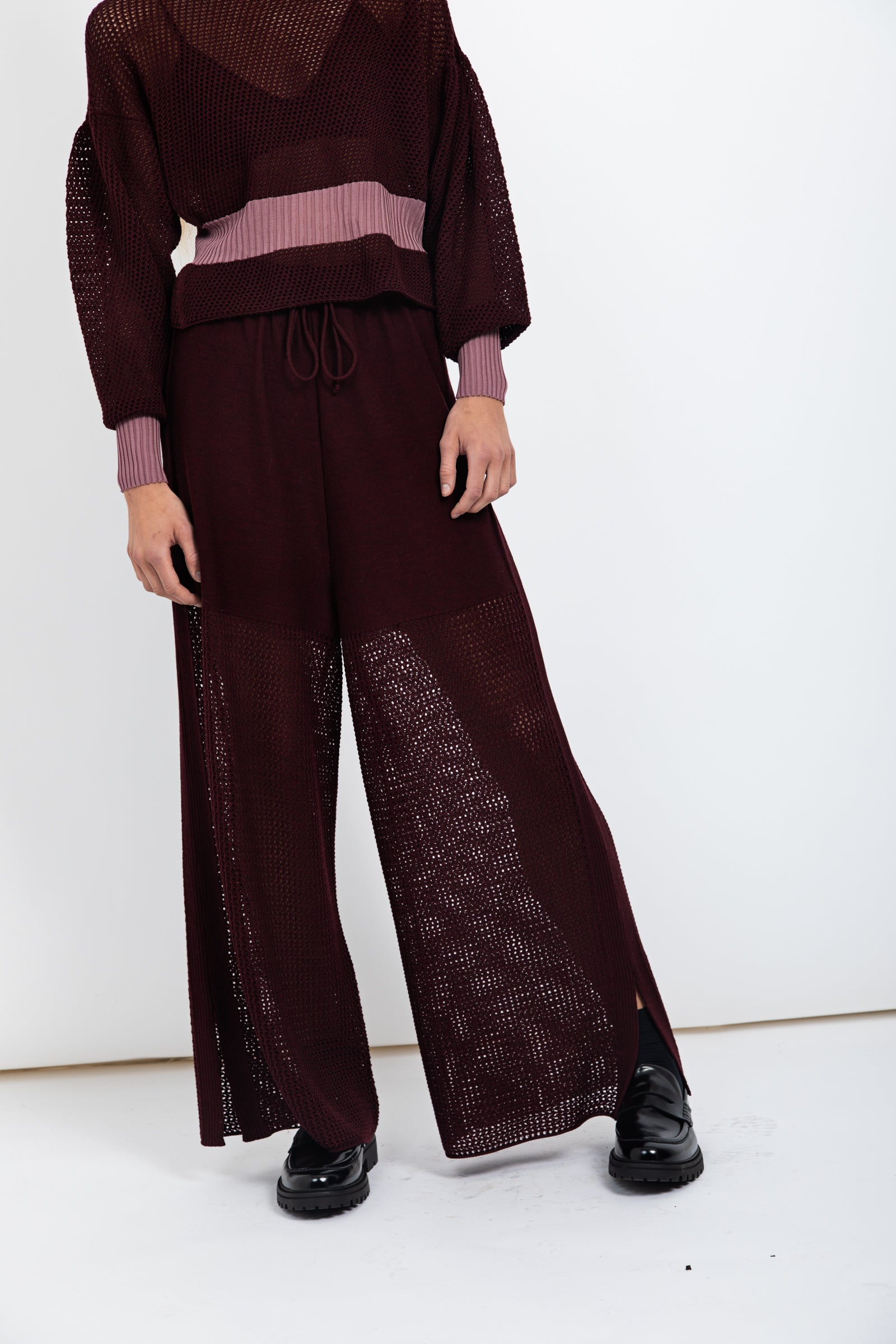 DANIELA PANTS / BURGUNDY