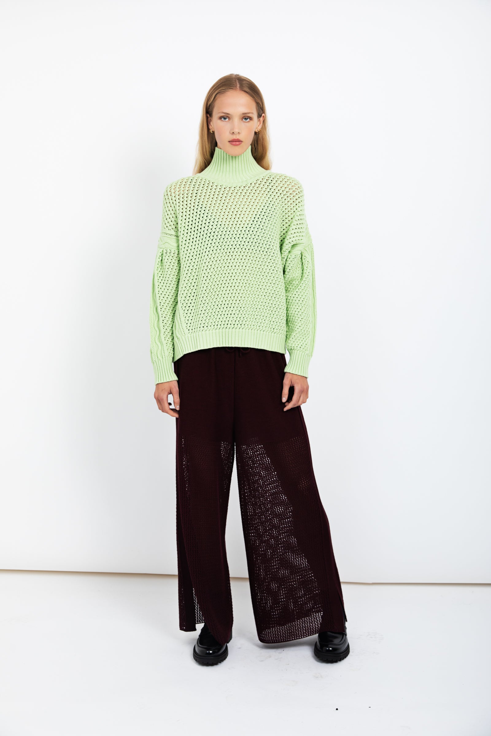 NINA SWEATER / PISTACCHIO