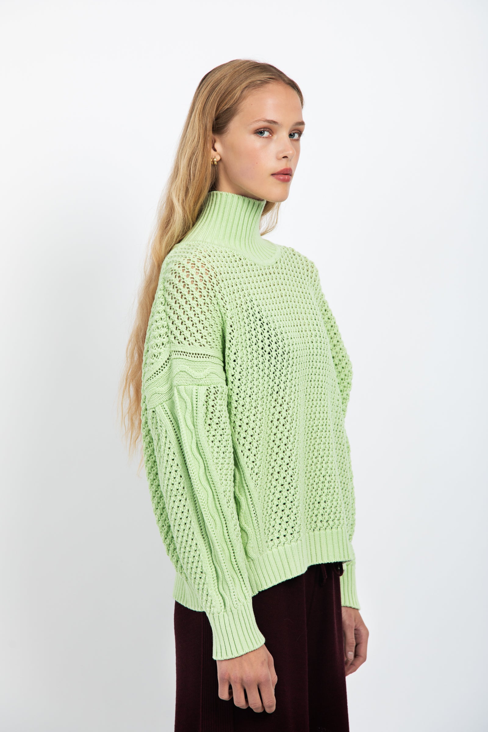 NINA SWEATER / PISTACCHIO