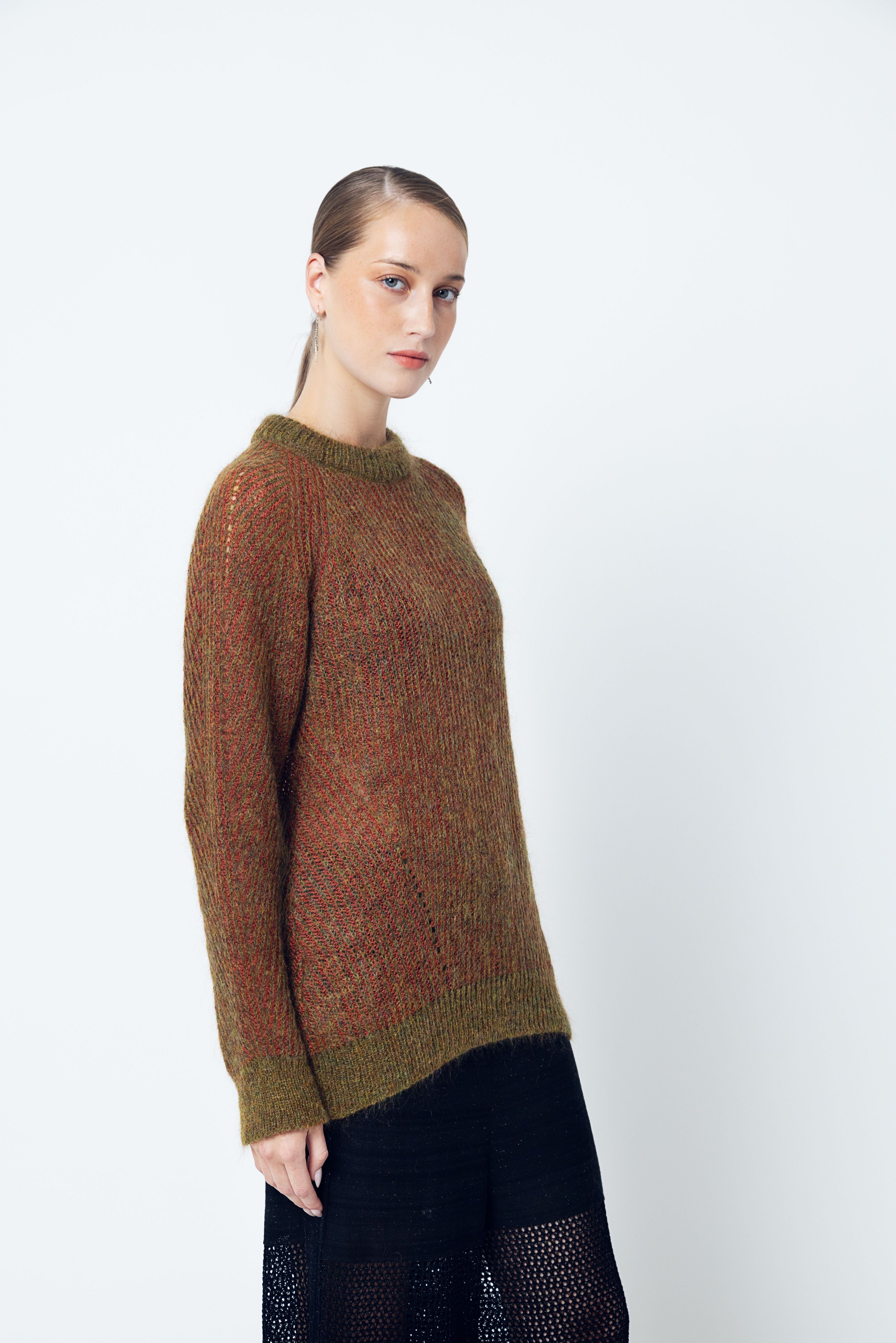 ASH SWEATER / AUTUMN LEAVE